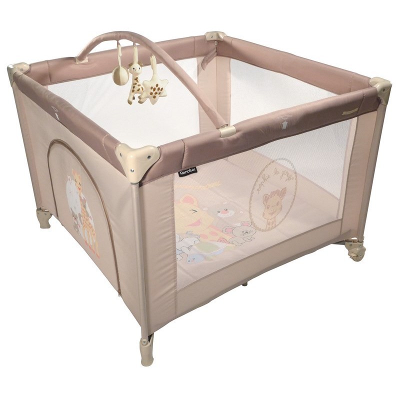 PRISM Parc bébé avec porte zippée et arche de jeux