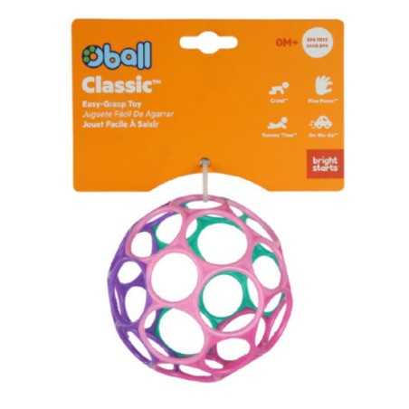 OBALL 10CM - ROSE/LILA/VERT