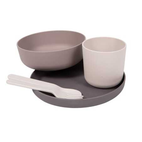 B-SET VAISSELLE BIODEGRADABLE CPLA 5PCS