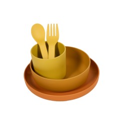 B-SET VAISSELLE BIODEGRADABLE CPLA 5PCS