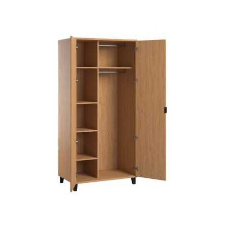 ARMOIRE 2 PORTES SIMPLE BOIS