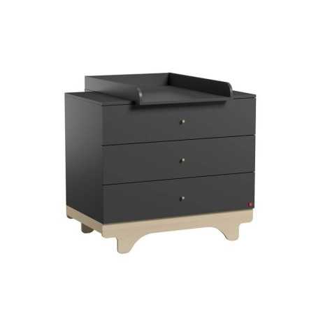 COMMODE PLAYWOOD GRAPHITE BOIS