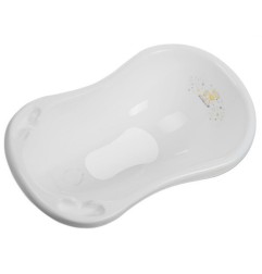 BAIGNOIRE 84CM AVEC EVACUATION BLANC GIRAFFE + ANTIDERAPANT