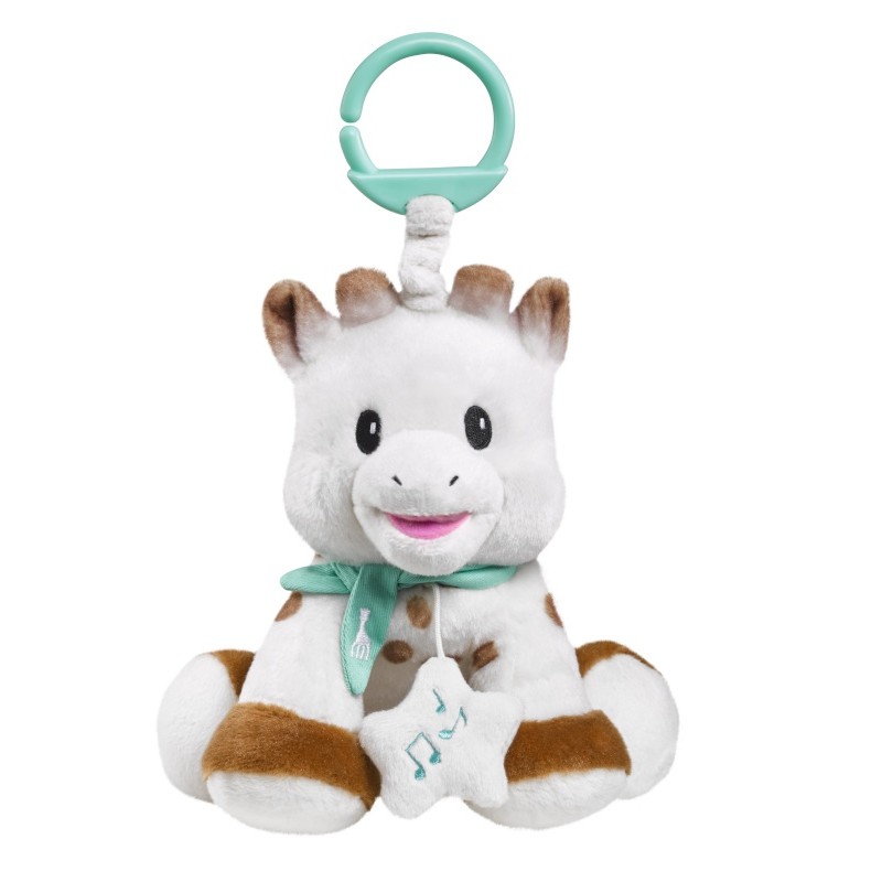 PELUCHE SOPHIE LA GIRAFE 20 CM AVEC BOITE A MUSIQ