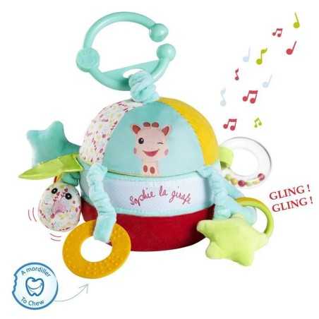 BALLE PELUCHE MULTI-ACTIVITES SOPHIE LA GIRAFE