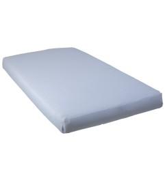 DRAP HOUSSE BLEU CIEL - 60X120CM - JERSEY CARDE 13