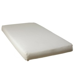 DRAP HOUSSE ECRU - 60X120CM - JERSEY CARDE 130GR/M