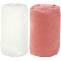 LOT DE 2 DRAPS HOUSSE 60X120X15CM