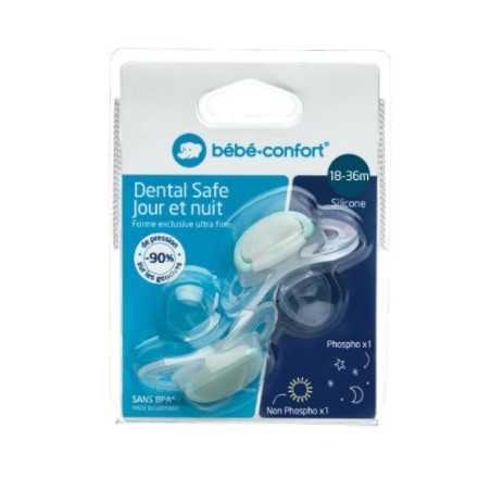 SUCETTE DENTAL SAFE SILICONE 18 36M X2