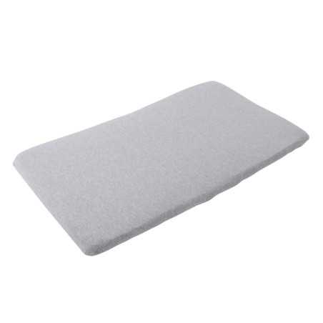 DRAPS*2 POUR LIT IRIS BLANC/GRIS