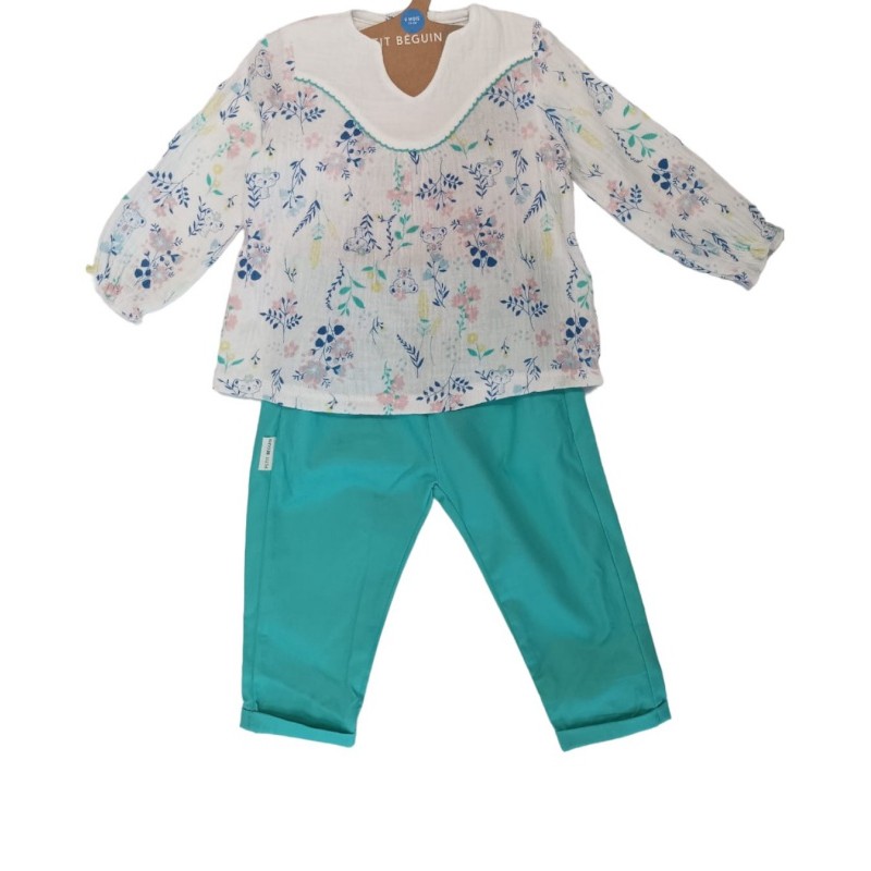 ENSEMBLE TUNIQUE+PANTALON 9M