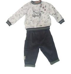 ENS SWEAT+PANT BB GARÇON CRAZY 9M