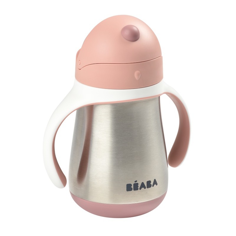 TASSE PAILLE INOX ROSE