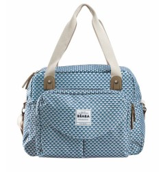 SAC A LANGER GENEVE 2 PLAY PRINT BLEU
