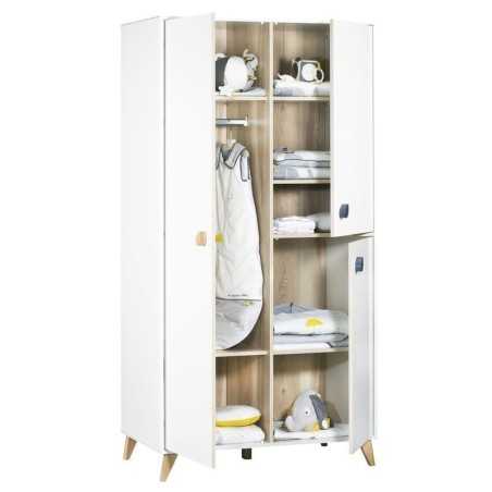 ARMOIRE 1 GDE ET 2 PETITES PORTES GOUTTE 1 GRANDE PORTE GAUCHE ET 2 PETITES PORT