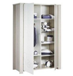 ARMOIRE 2 PORTES NEWOPALE AVEC MOTIF
