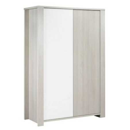 ARMOIRE 2 PORTES NEWOPALE SANS MOTIF