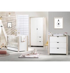ARMOIRE 2 PORTES 2 TIROIRS TIPEE