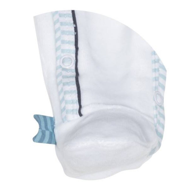 PYJAMA VELOURS BLANC/BLEU CIEL NEW