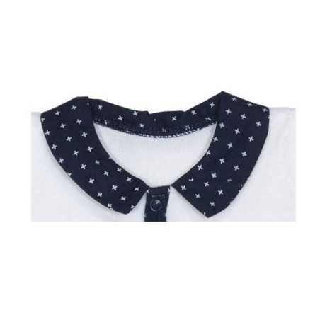 PYJAMA VELOURS BLANC GARCON
