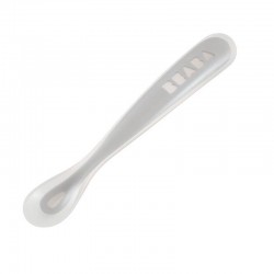 CUILLERE SILICONE 1ER AGE GRIS