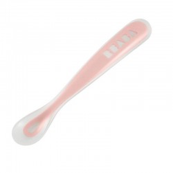 CUILLERE SILICONE 1ER AGE ROSE