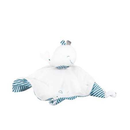 DOUDOU MOUCHOIR BLUE BALEINE