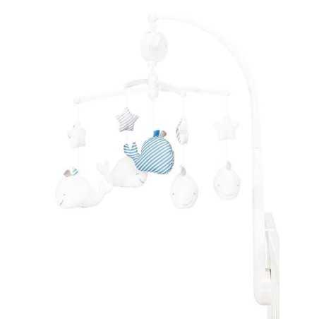 MOBILE MUSICAL BLUE BALEINE