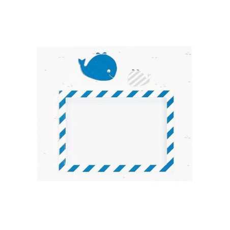CADRE PHOTO BLUE BALEINE