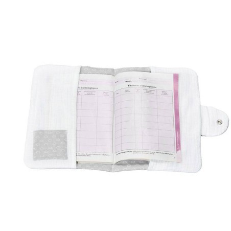 PROTEGE CARNET DE SANTE GRIS LILY GREY