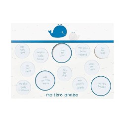 PELE-MELE PHOTOS MA PREMIERE ANNEE BLUE BALEINE