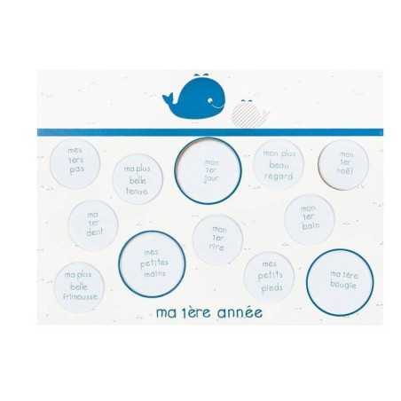 PELE-MELE PHOTOS MA PREMIERE ANNEE BLUE BALEINE