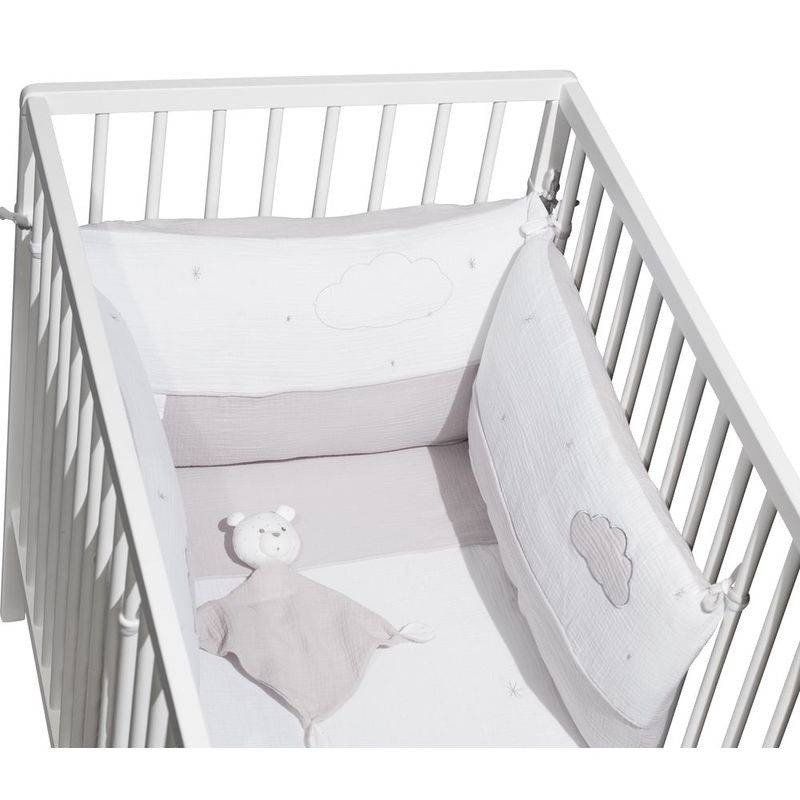 DOUDOU MOUCHOIR GRIS LILY GREY