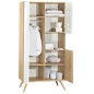 ARMOIRE 1 GDE ET 2 PETITES PORTES NICHE  SEVENTIES