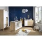 ARMOIRE 1 GDE ET 2 PETITES PORTES NICHE  SEVENTIES