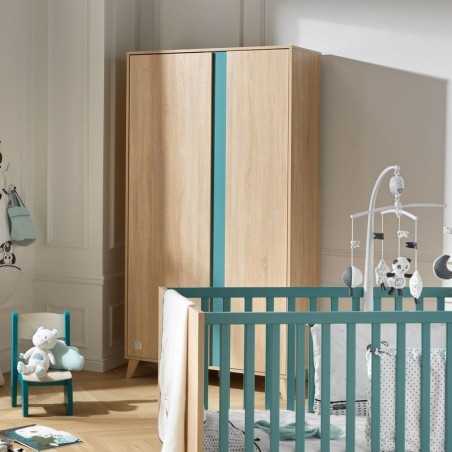 ARMOIRE 2 PORTES ARGILE DOUCE NOVA