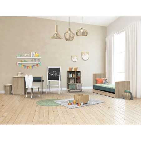 LITTLE BIG BED 140 X 70 GRIS NOVA GRIS VOLCAN NOVA