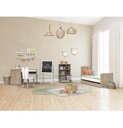 LITTLE BIG BED 140 X 70 BLANC NOVA BLANC LIN NOVA