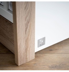 LIT BEBE 120X60 BLANC BOIS ANTONIN