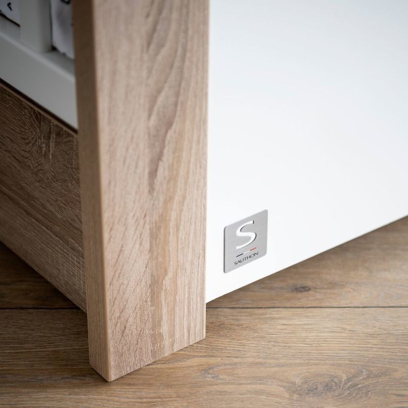 LIT BEBE 120X60 BLANC BOIS ANTONIN