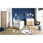 LIT BEBE 120X60 BLANC BOIS ANTONIN