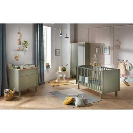 LITTLE BIG BED 140X70 ELEONORE KAKI