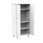 ARMOIRE 2 PORTES  ELEONORE BLANC