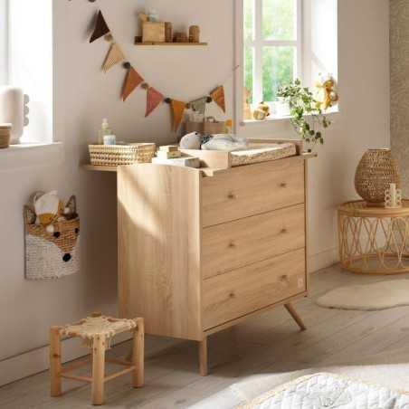 COMMODE 3 TIROIRS BOIS ACCESS BOIS