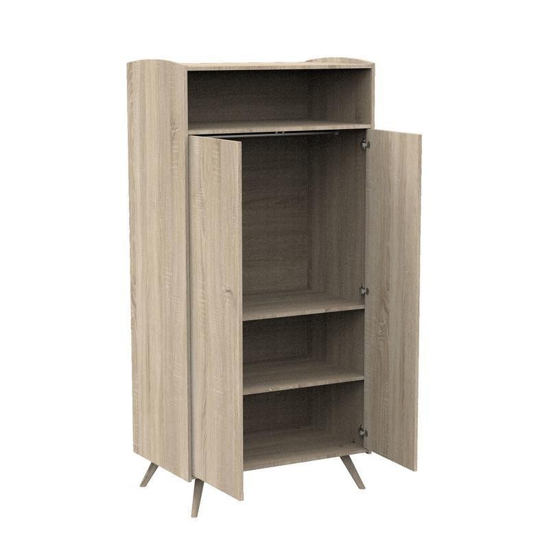 ARMOIRE 2 PORTES ET 1 NICHE BOIS  ACCESS BOIS