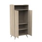 ARMOIRE 2 PORTES ET 1 NICHE BOIS  ACCESS BOIS