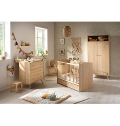 ARMOIRE 2 PORTES ET 1 NICHE BOIS  ACCESS BOIS