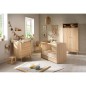 ARMOIRE 2 PORTES ET 1 NICHE BOIS  ACCESS BOIS