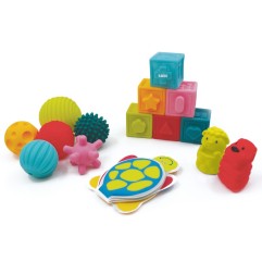COFFRET EVEIL LIVRE CUBES BALLES