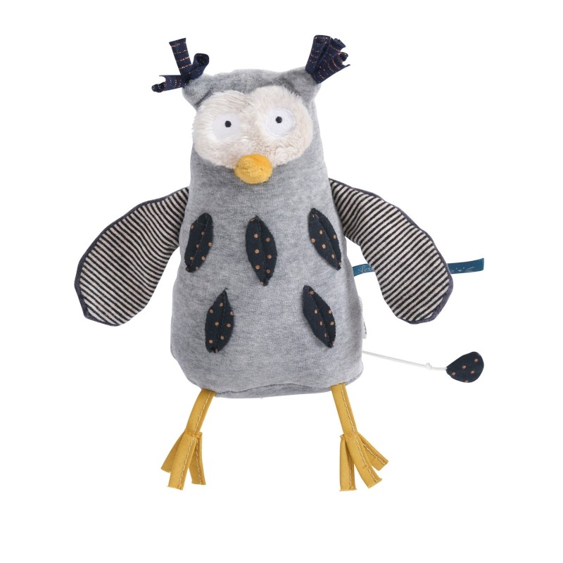 POUPEE MUSIQUE HIBOU LES MOUSTACHES